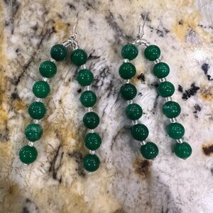 Genuine Jade and Sterling silver